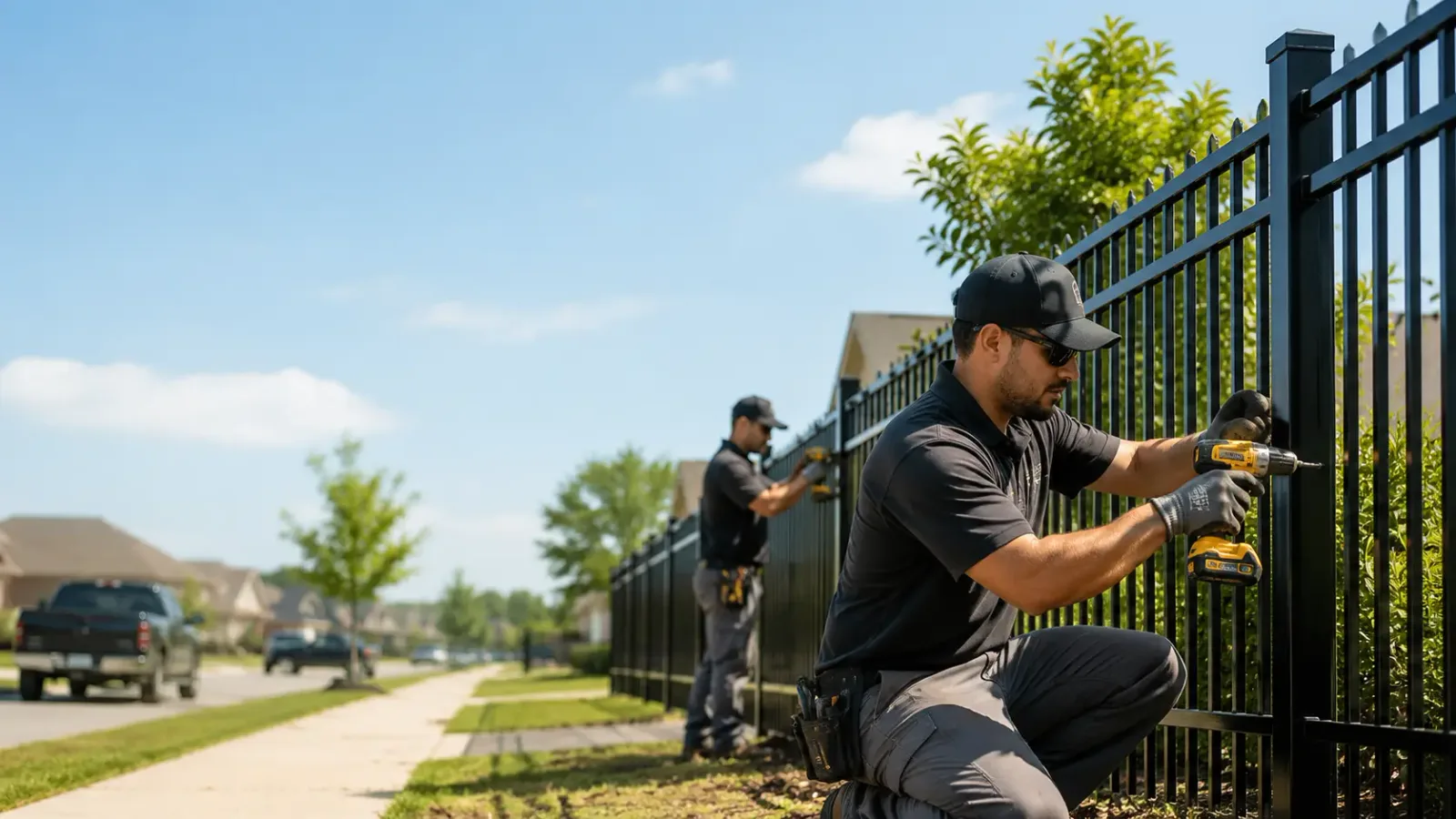 Metal Fence Installation in Oldenburg, IN